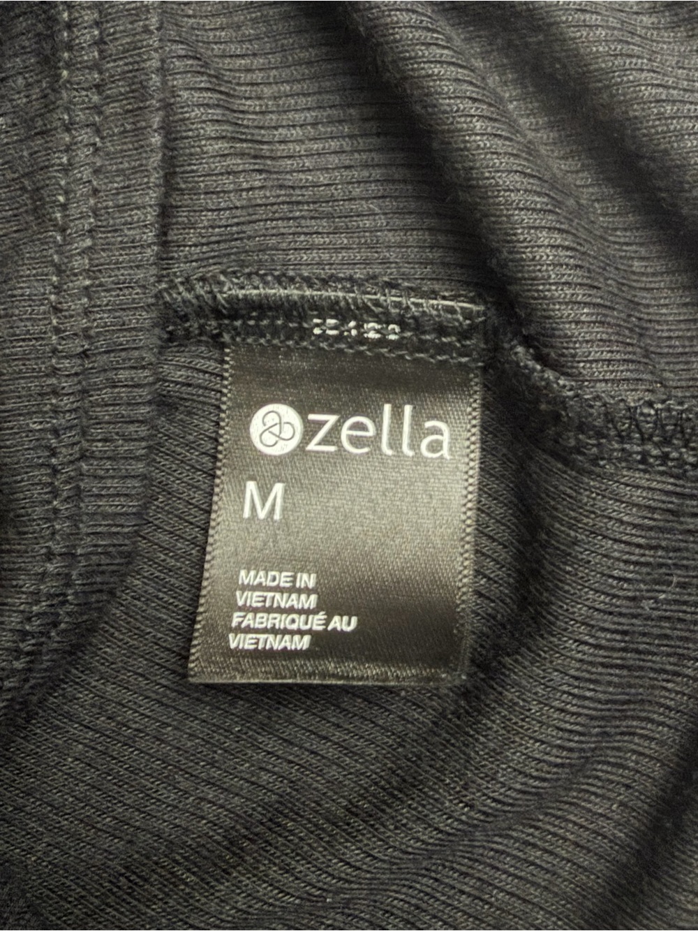 Zella Black Loose Fir Racerback Muscle Tank Medium - Picture 7 of 8